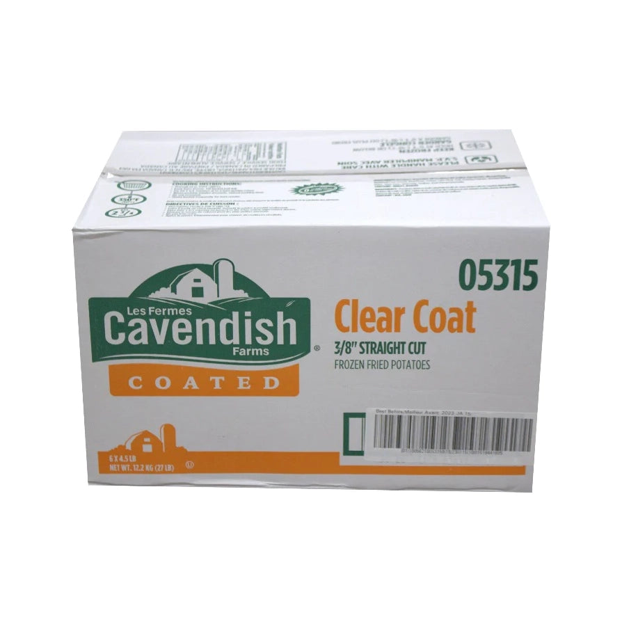 Cavendish - French Fries - Clear Coated - 3/8 - 05315