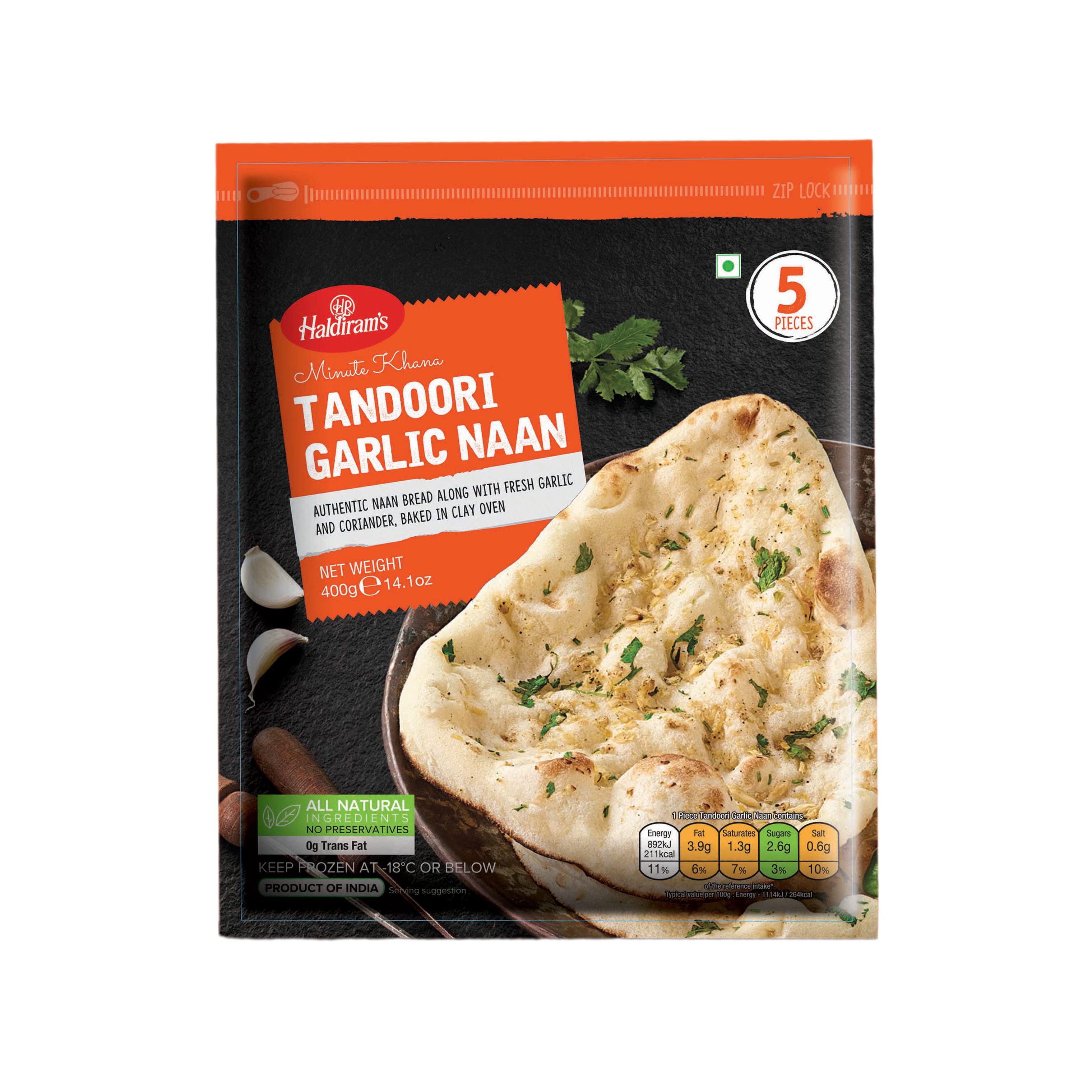 Haldiram - Garlic Naan