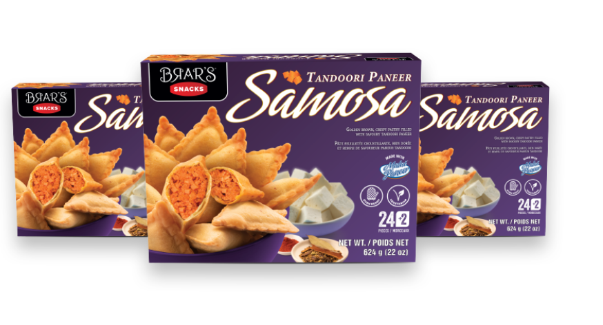 Brar's Tandoori Paneer Samosa 624g - A2Z Cash N Carry