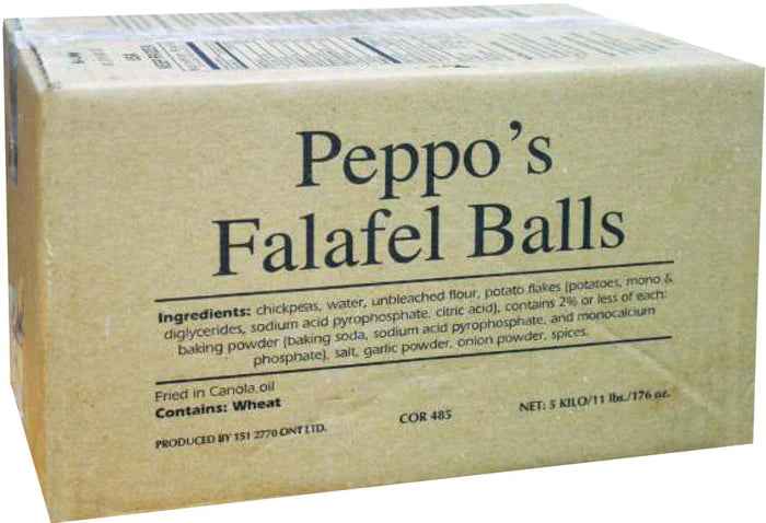 A2Z Cash 'N' Carry Falafel Fritters - Balls - A2Z Cash N Carry (label detail)