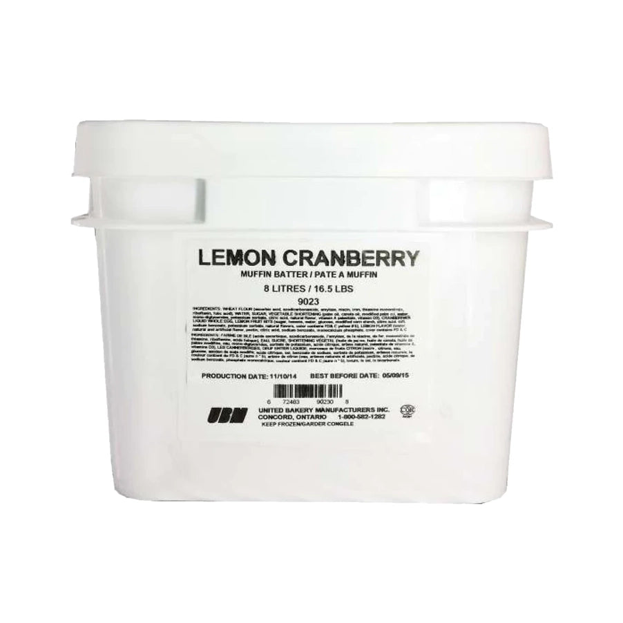 Muffin Batter - Lemon Cranberry(United Bakery)