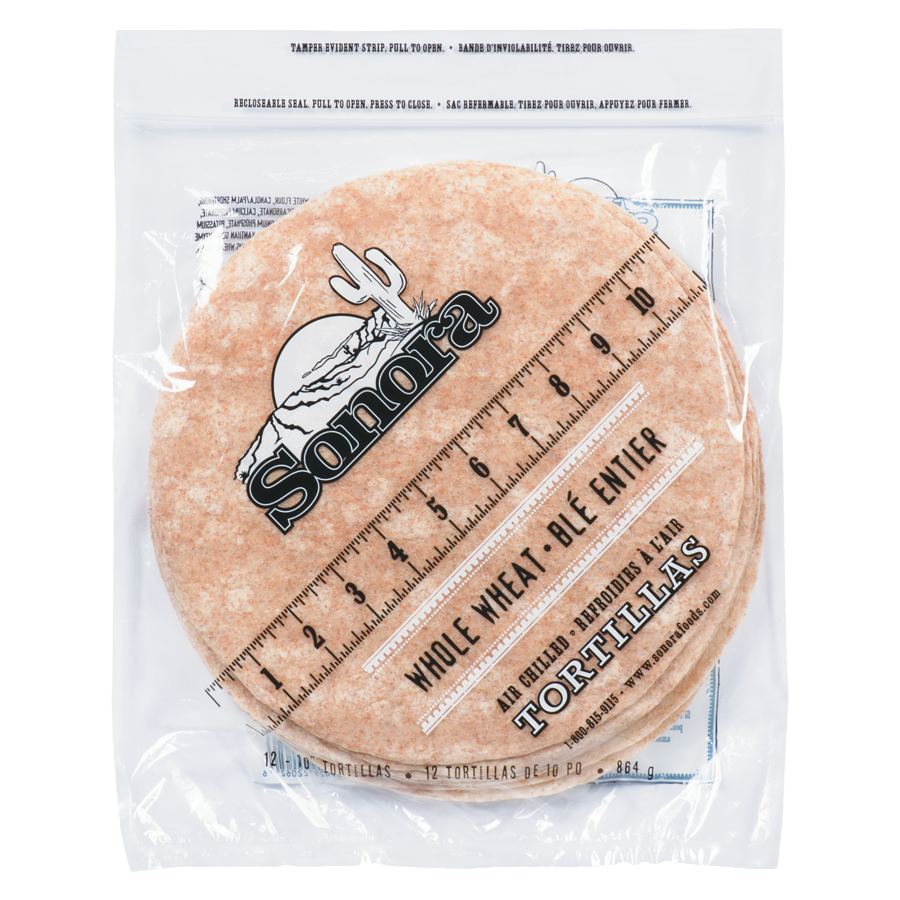 Sonora - Tortilla - 10" - Whole Wheat - 221062