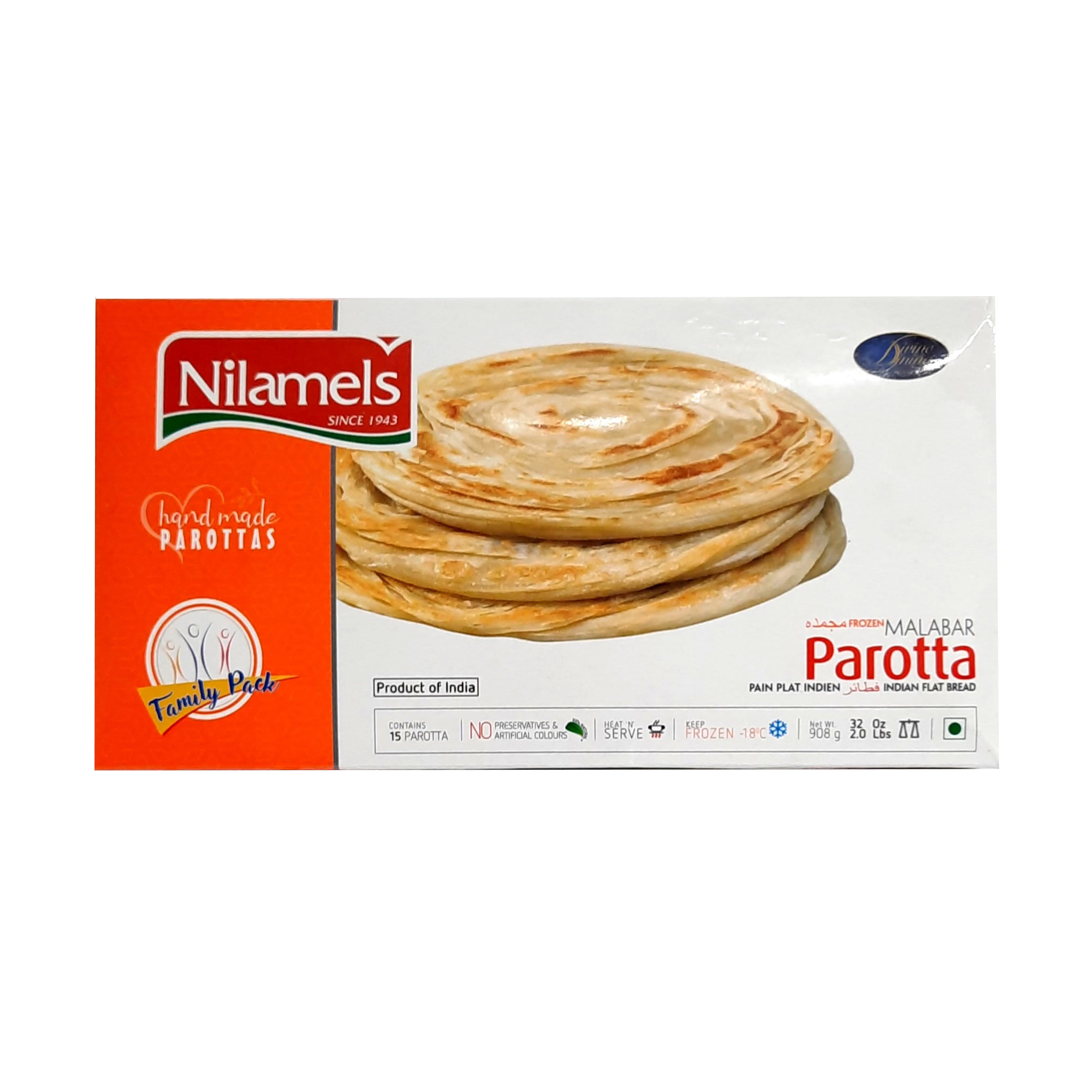 Nilamel's - Malabar Parotta - 908g