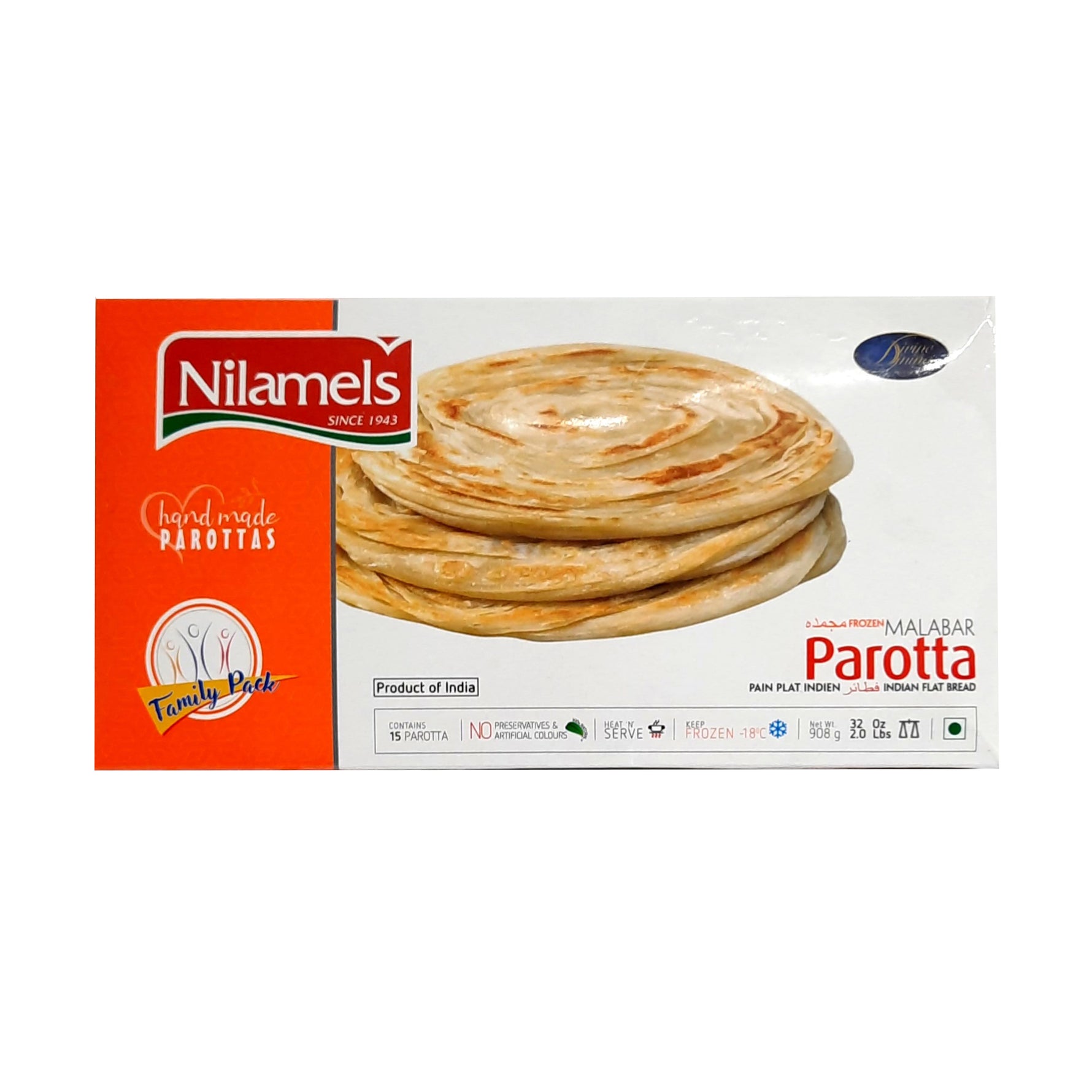 Nilamel's - Malabar Parotta - 908g