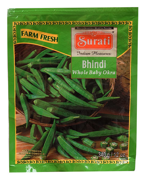 Surati Baby Okra Whole - A2Z Cash N Carry