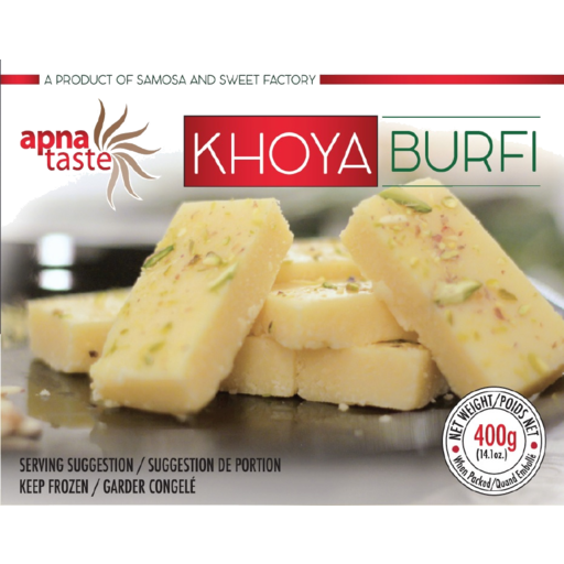 Apna Taste Khoya Burfi 400g - A2Z Cash N Carry