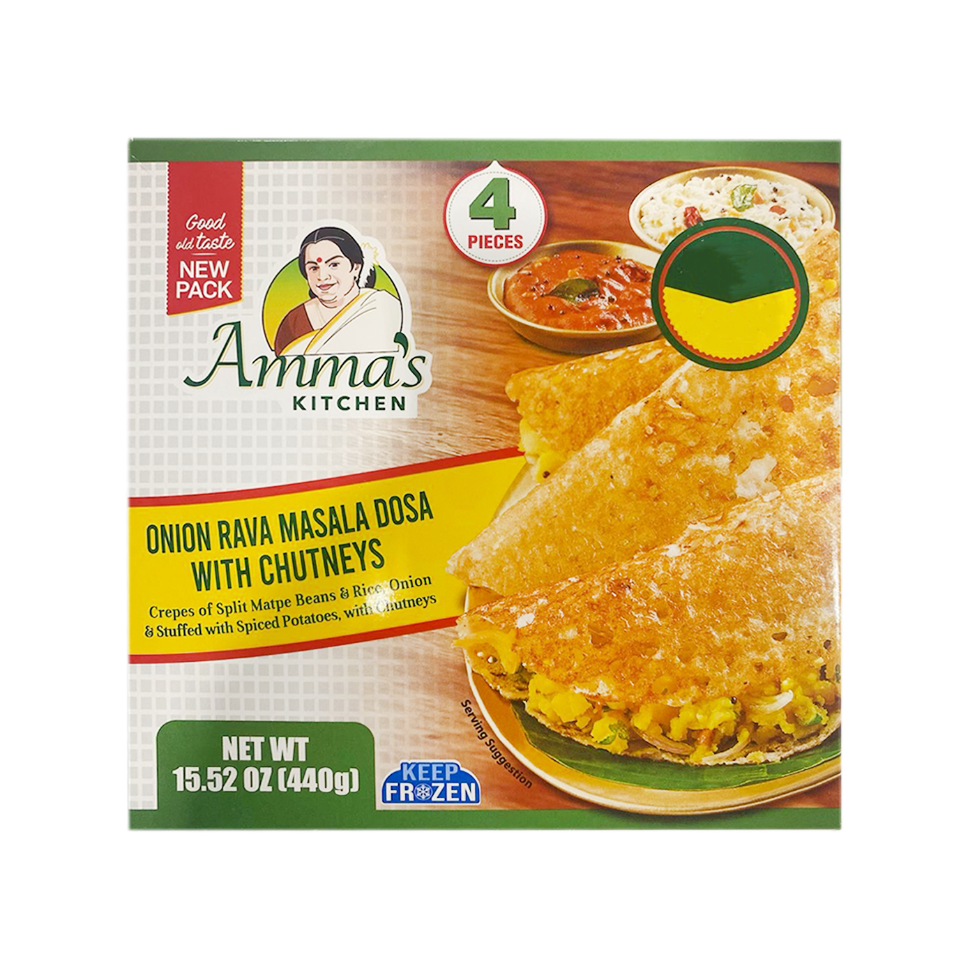 Amma's Kitchen - Masala Dosa W/ Chutney - 440g
