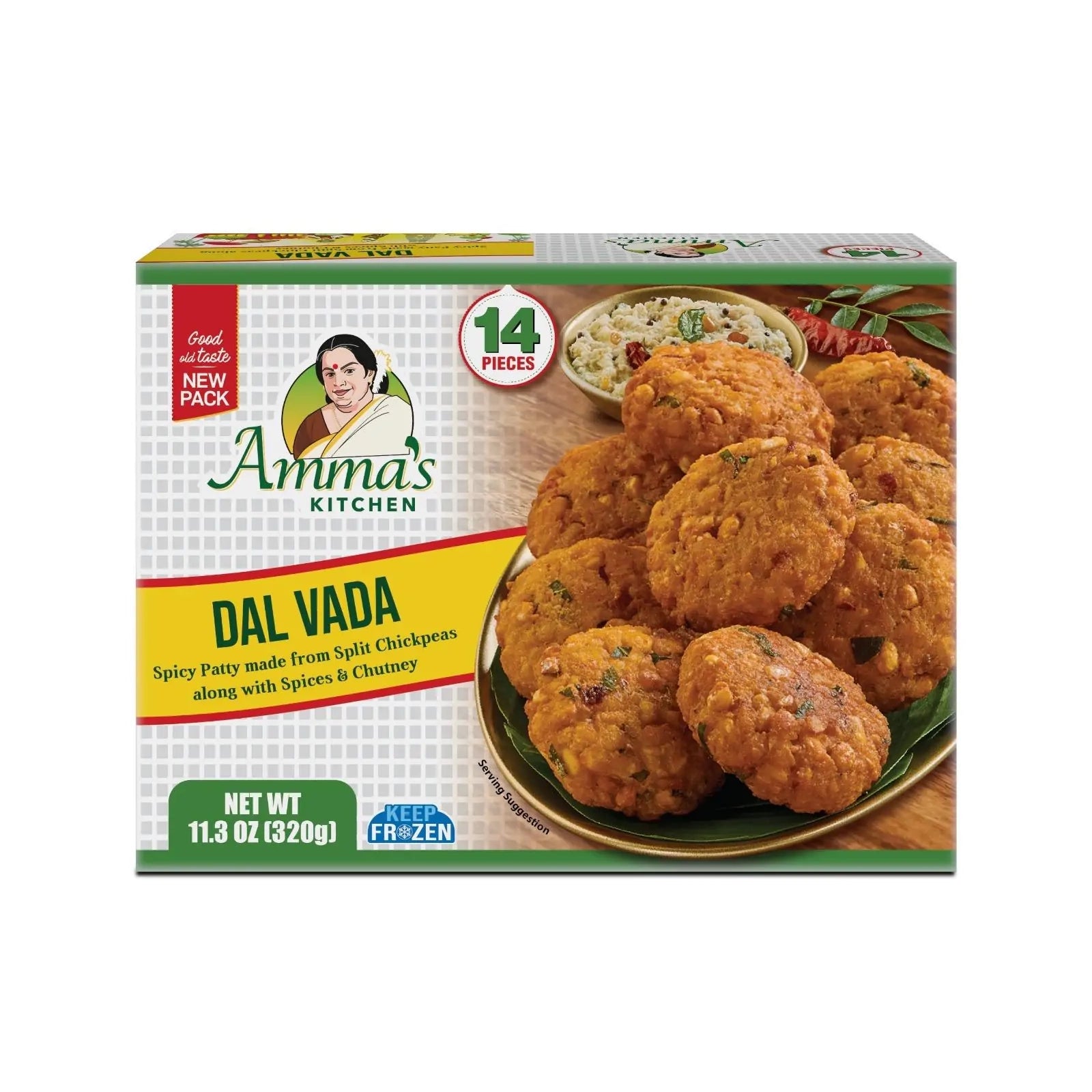 Amma's Kitchen - Dal Vada W/ Chutney - 320g