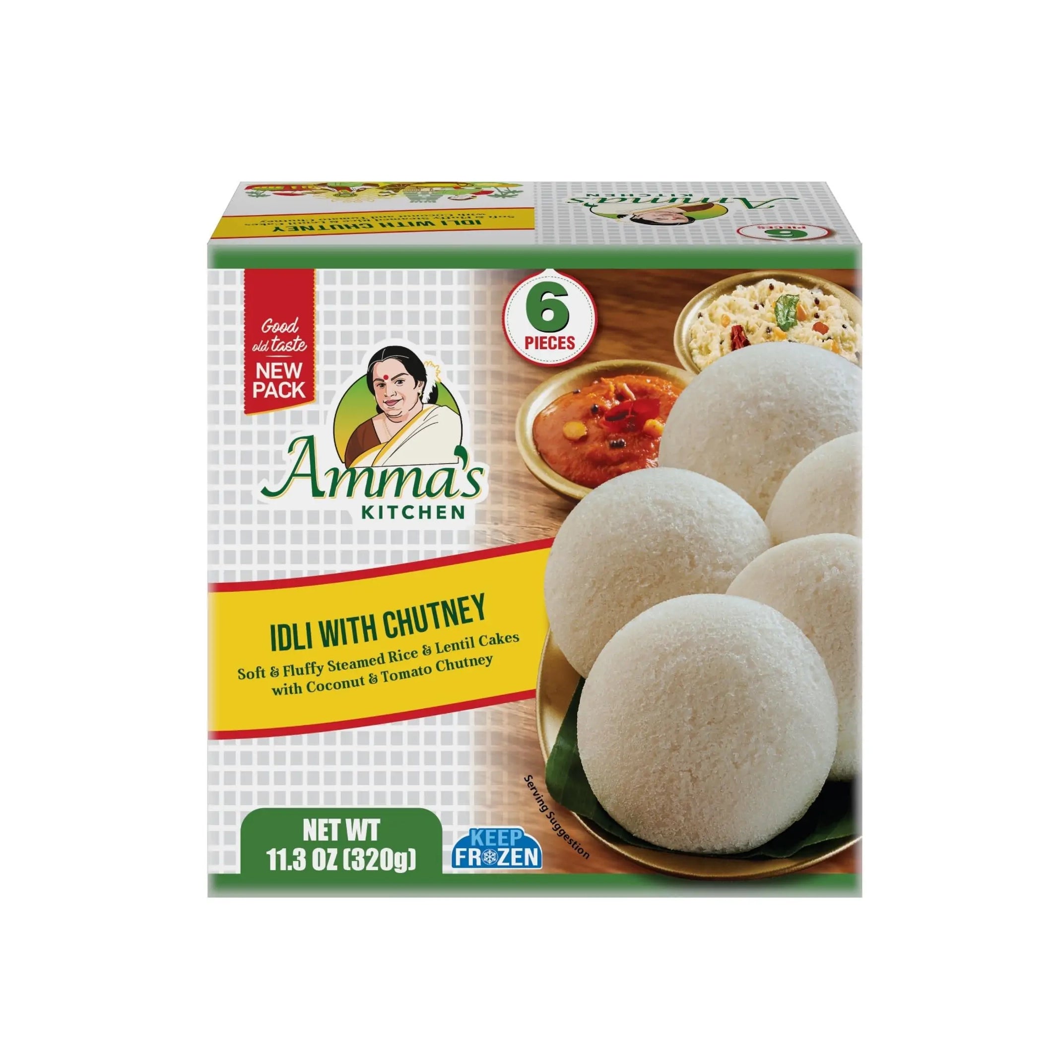 Amma's Kitchen - Idli W/ Chutney - 320g