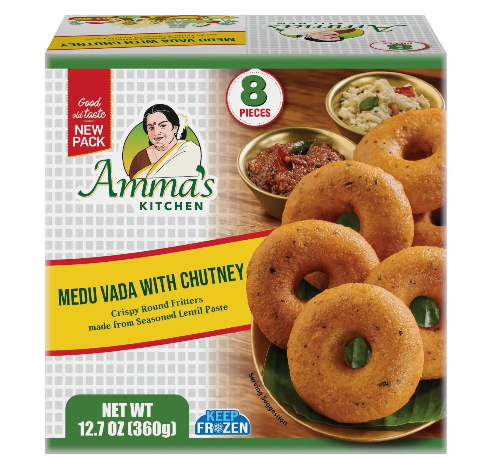 Amma's Kitchen Meduvada w/ Chutney 360g - A2Z Cash N Carry