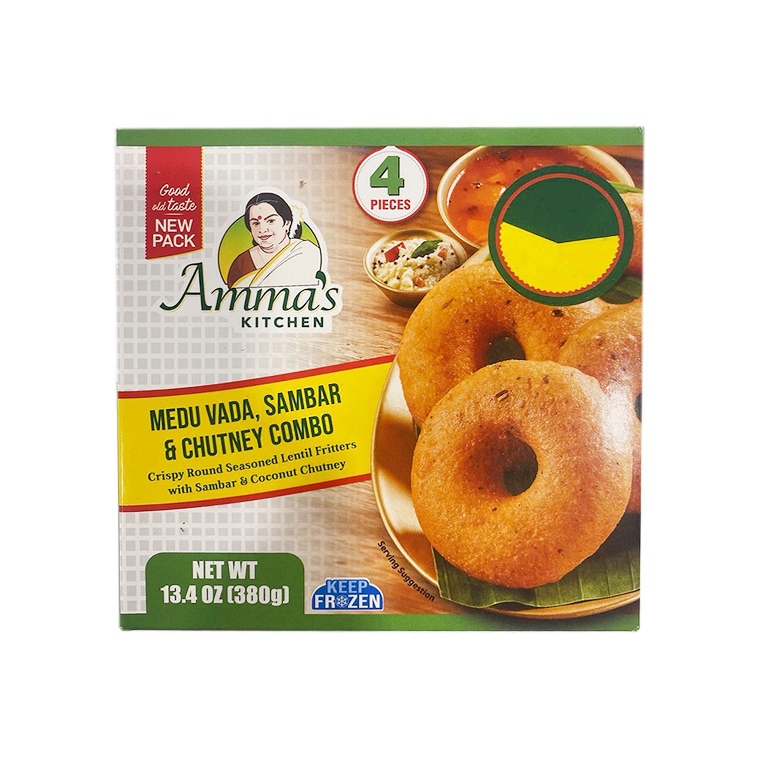 Amma's Kitchen - Meduvada Samabar Chutney - Combo - 380g