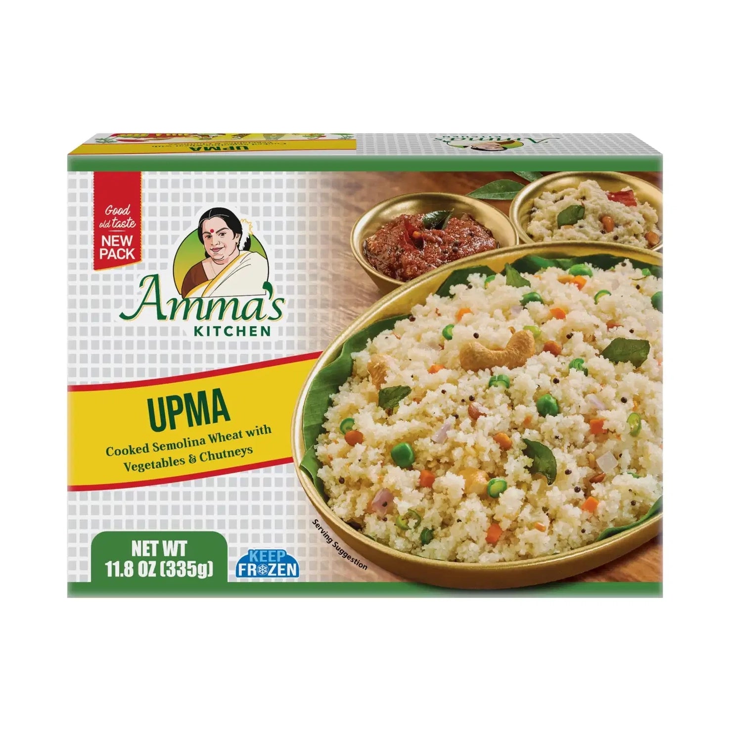 Amma's Kitchen - Upma w/ Chutney - 335g