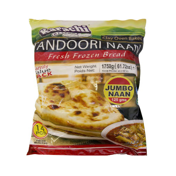 Karachi Delight - Tandoori Naan - Super Jumbo - 14pcs