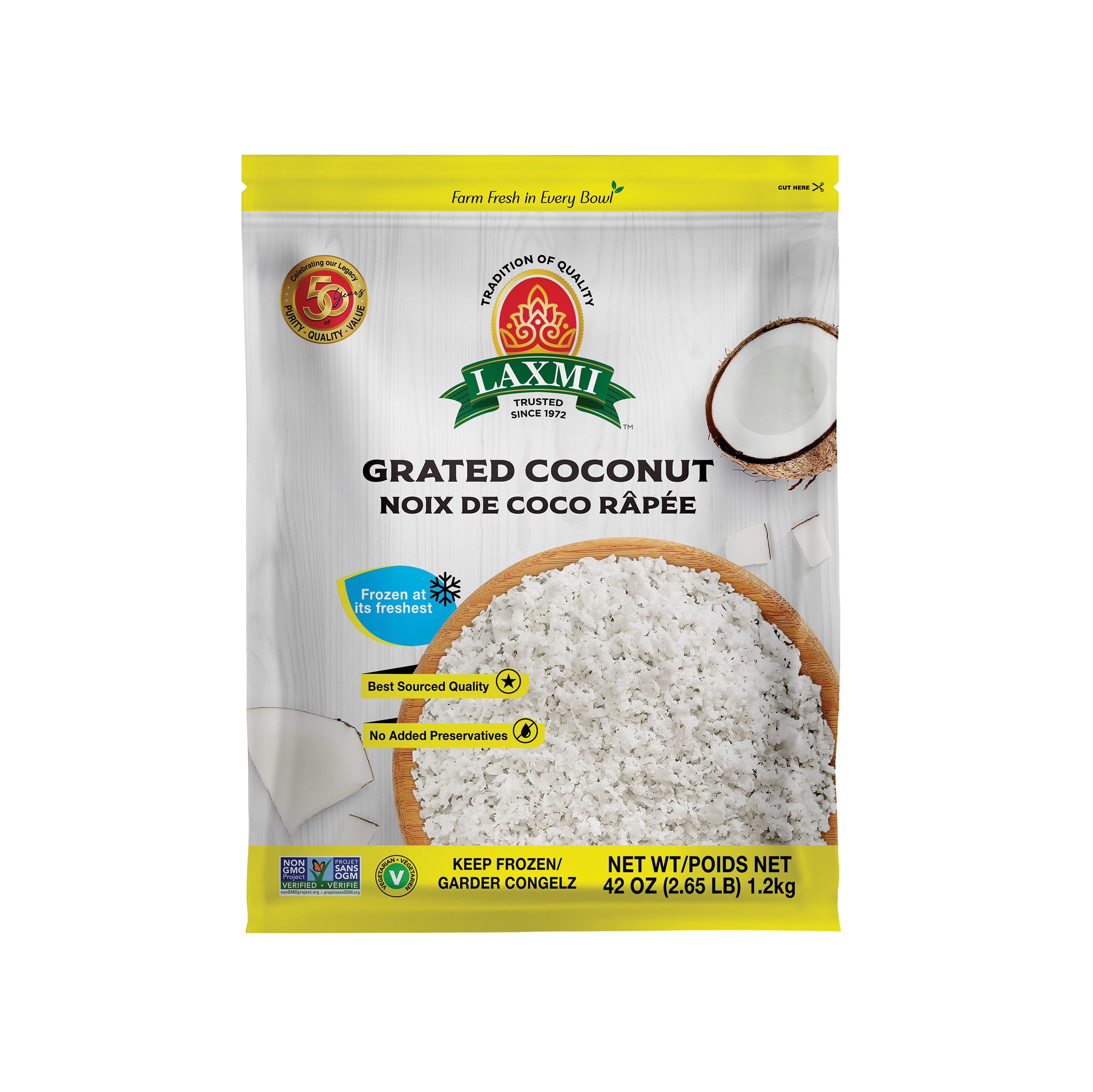 Laxmi - Grated Coconut - 1.2Kg