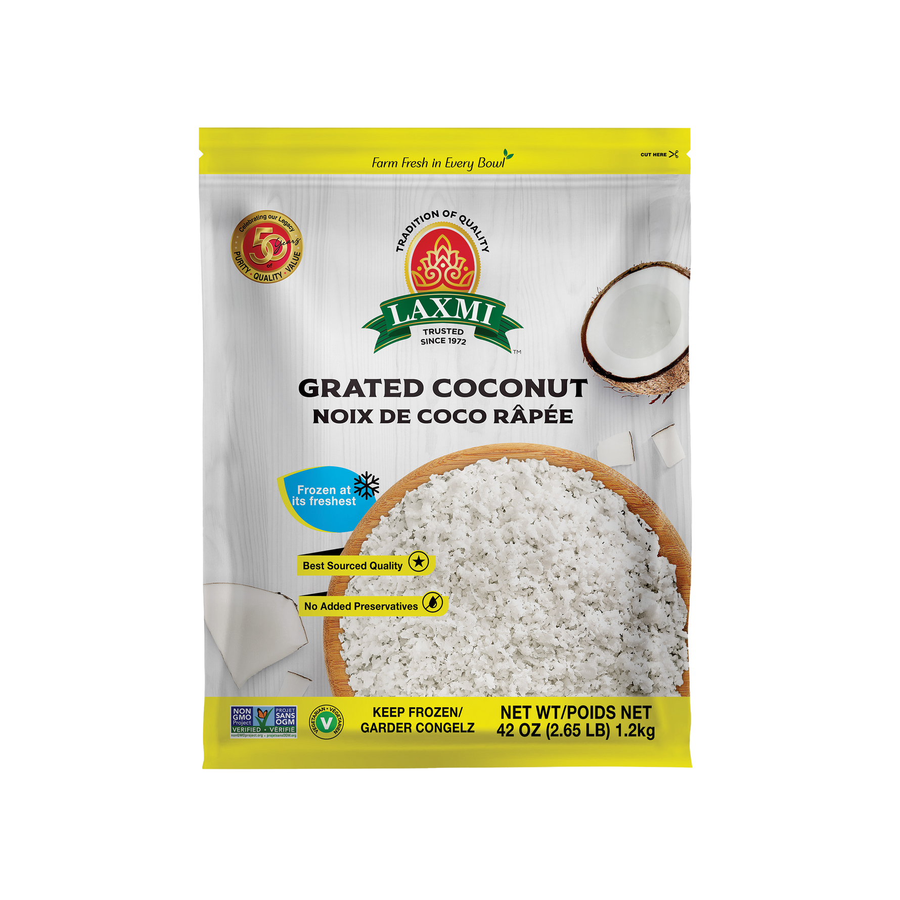 Laxmi - Grated Coconut - 1.2Kg