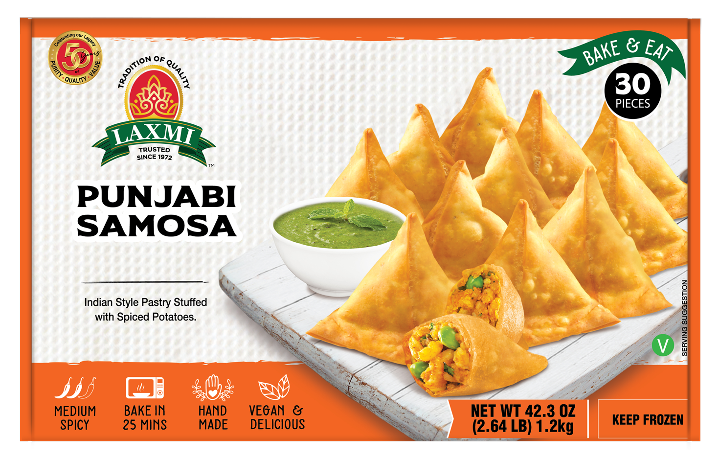 Laxmi Punjabi Samosa 40g - A2Z Cash N Carry