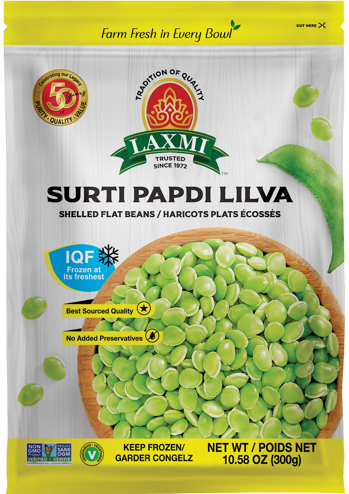 Laxmi Surti Papdi Lilva 300g - A2Z Cash N Carry