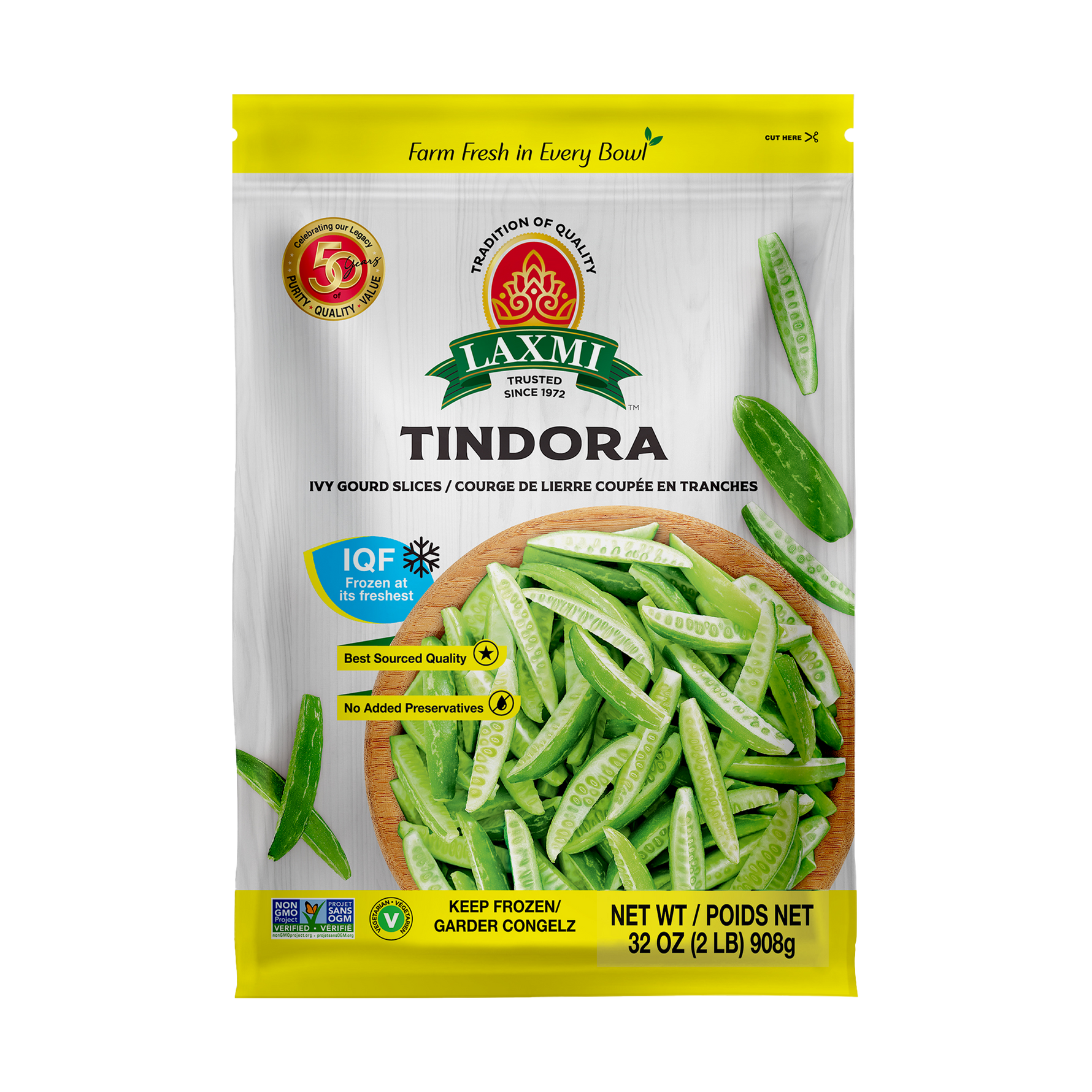 Laxmi - Tindora Cut - Bulk - 908g