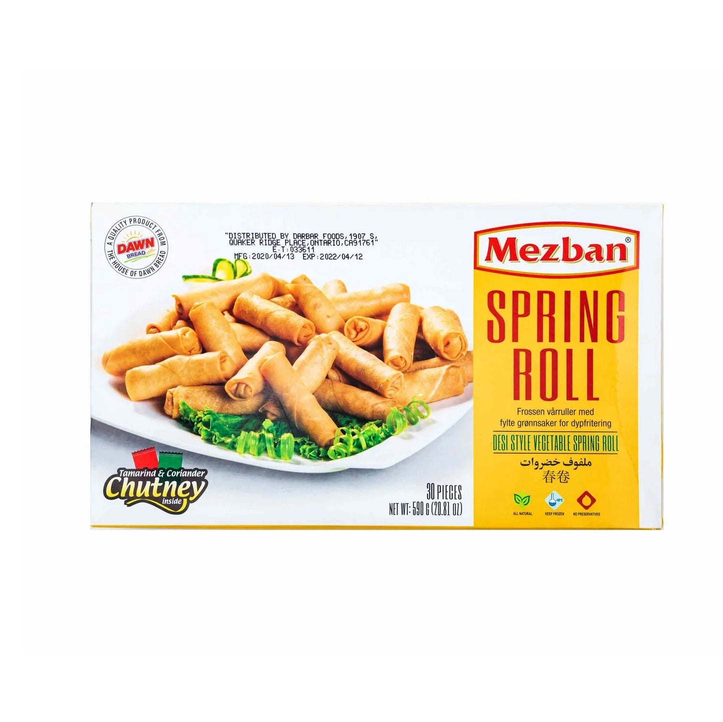 Mezban - Spring Roll - Desi Style - 566g