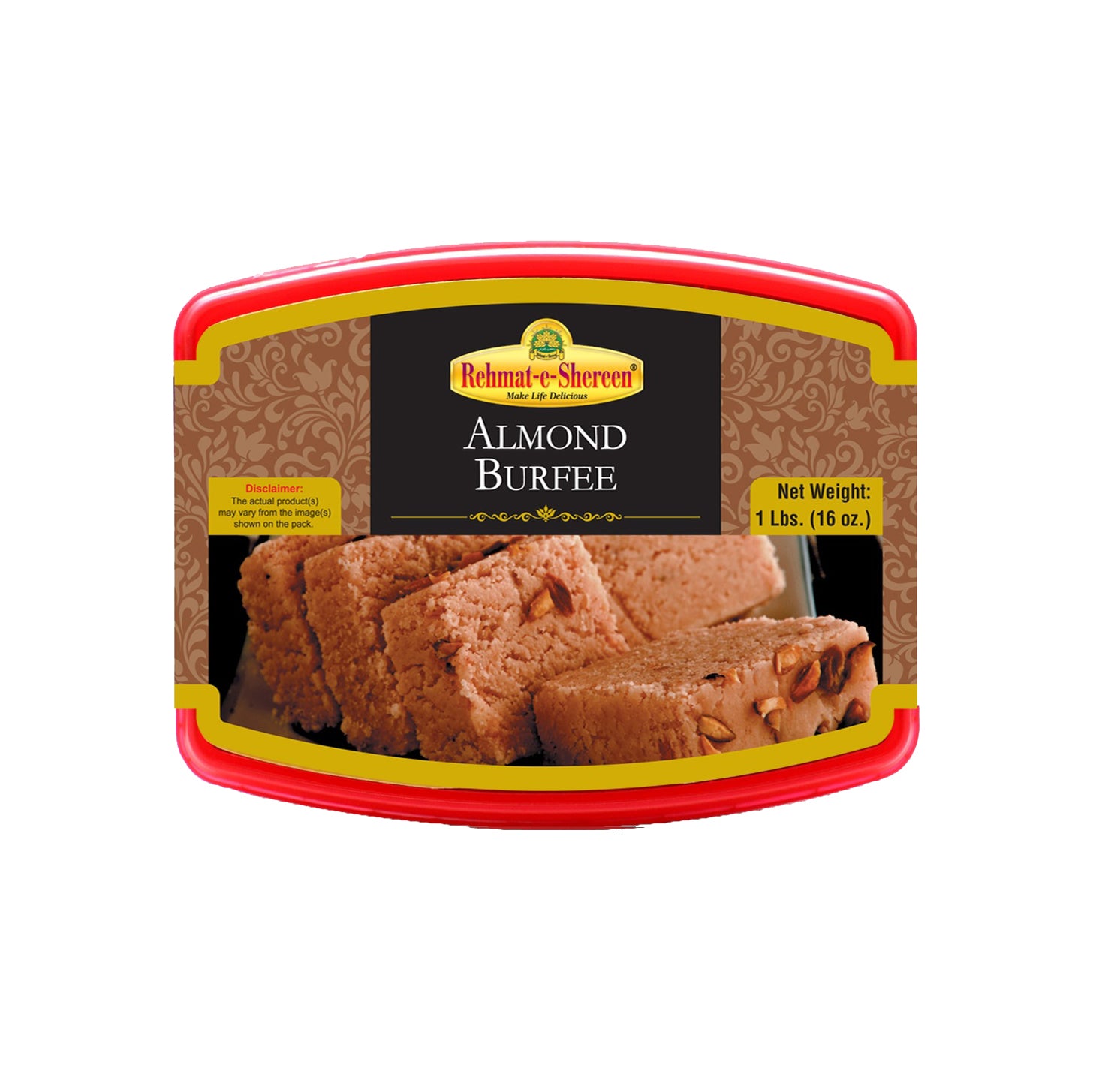 Rehmat-e-Shereen - Almond Barfi - 1Lb