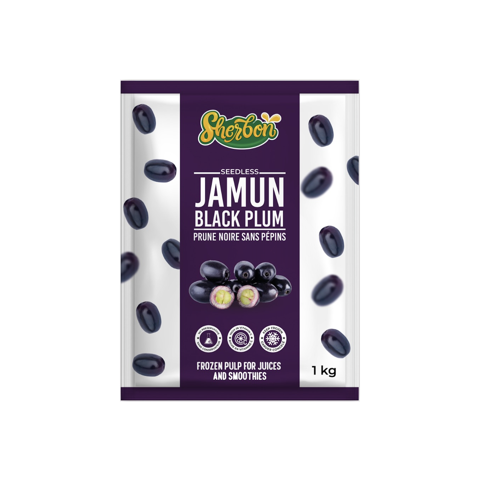 Sherbon - Black Plum - 1Kg