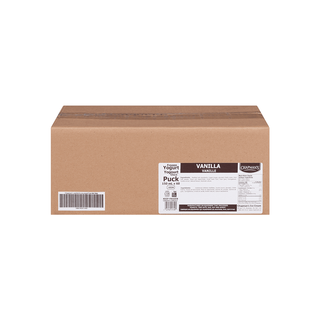 Chapman's - Puck Vanilla Yogurt - 60x150ml