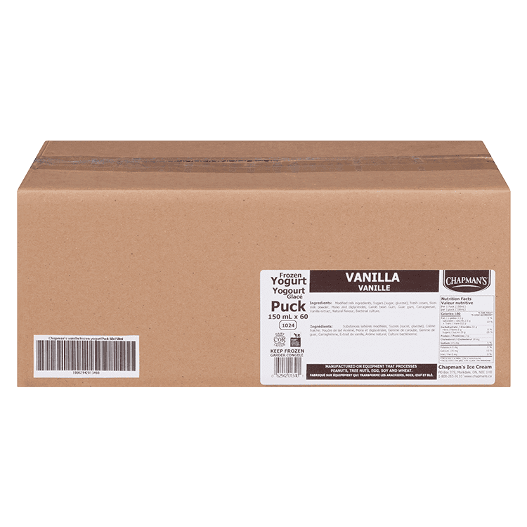 Chapman's - Puck Vanilla Yogurt - 60x150ml