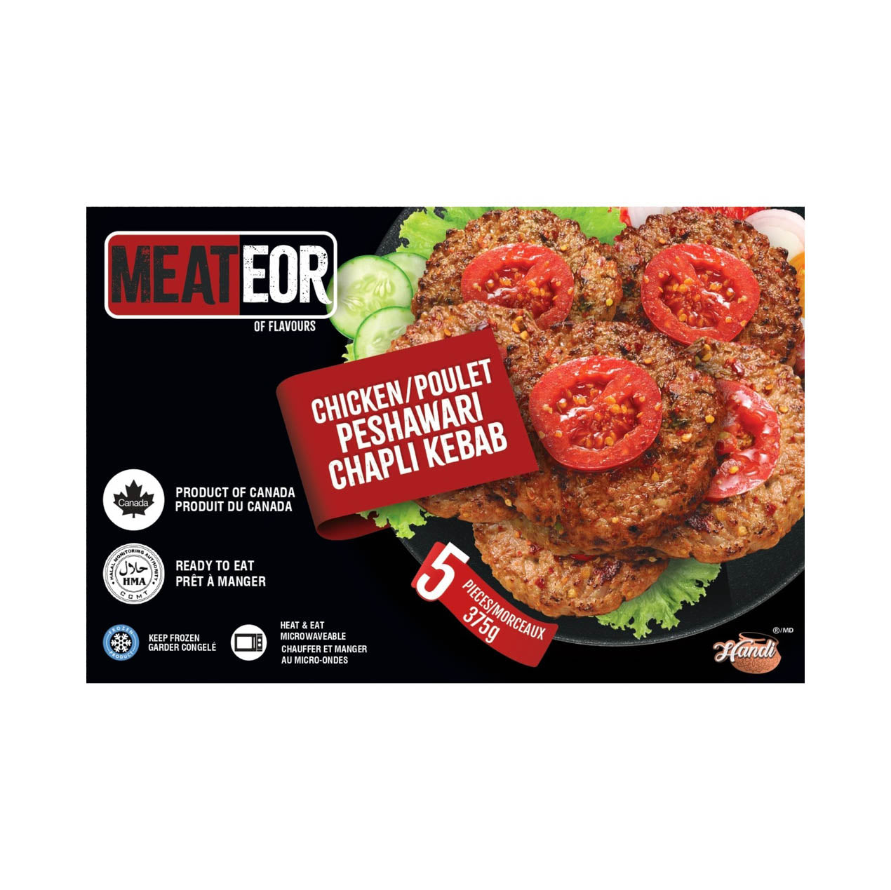 Meateor - Chicken Peshawari Chapli Kebab - 375g