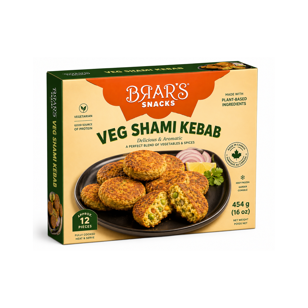 Brar's - Veg Shami Kebab - 454g