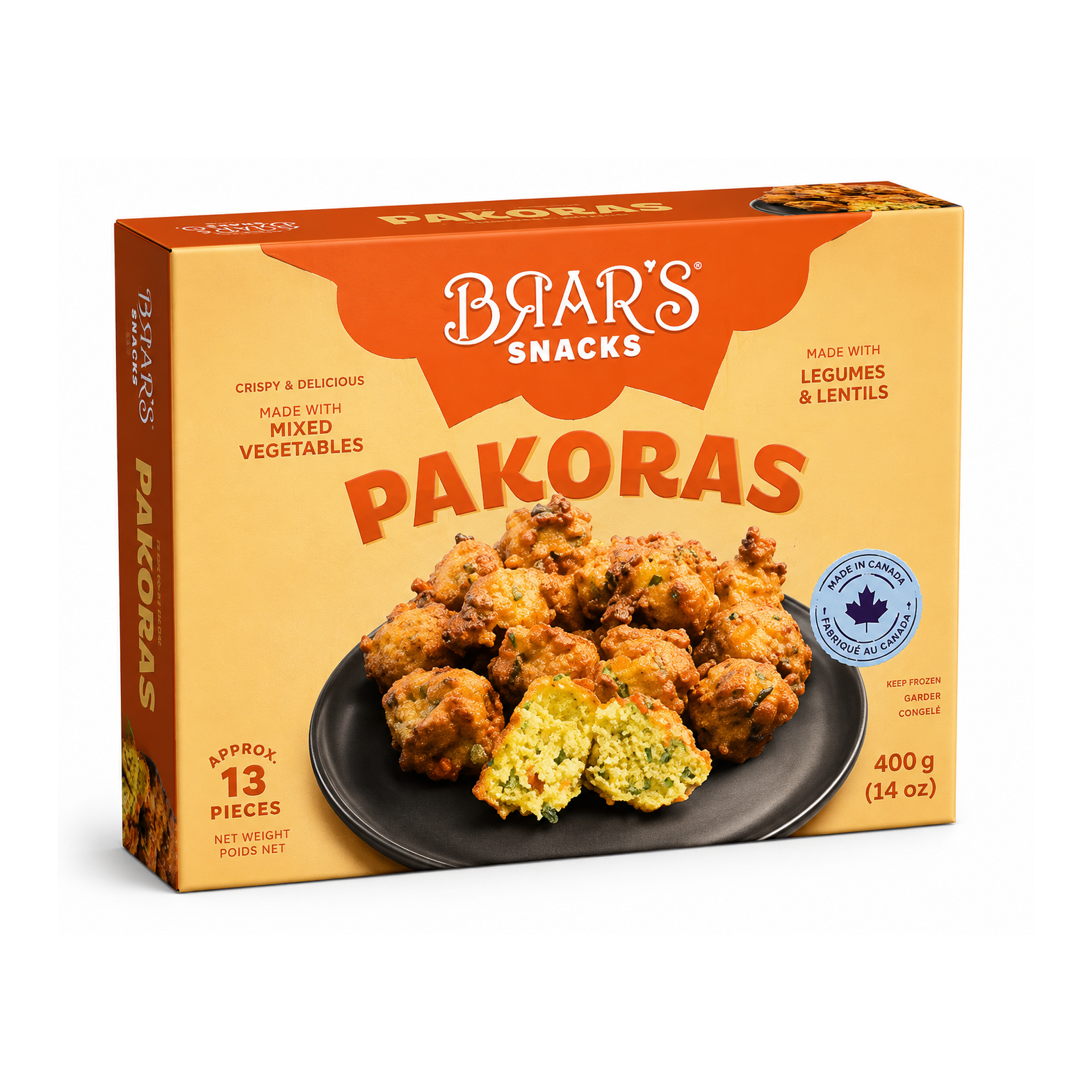 Brar's - Mix Veg Pakoras - 400g