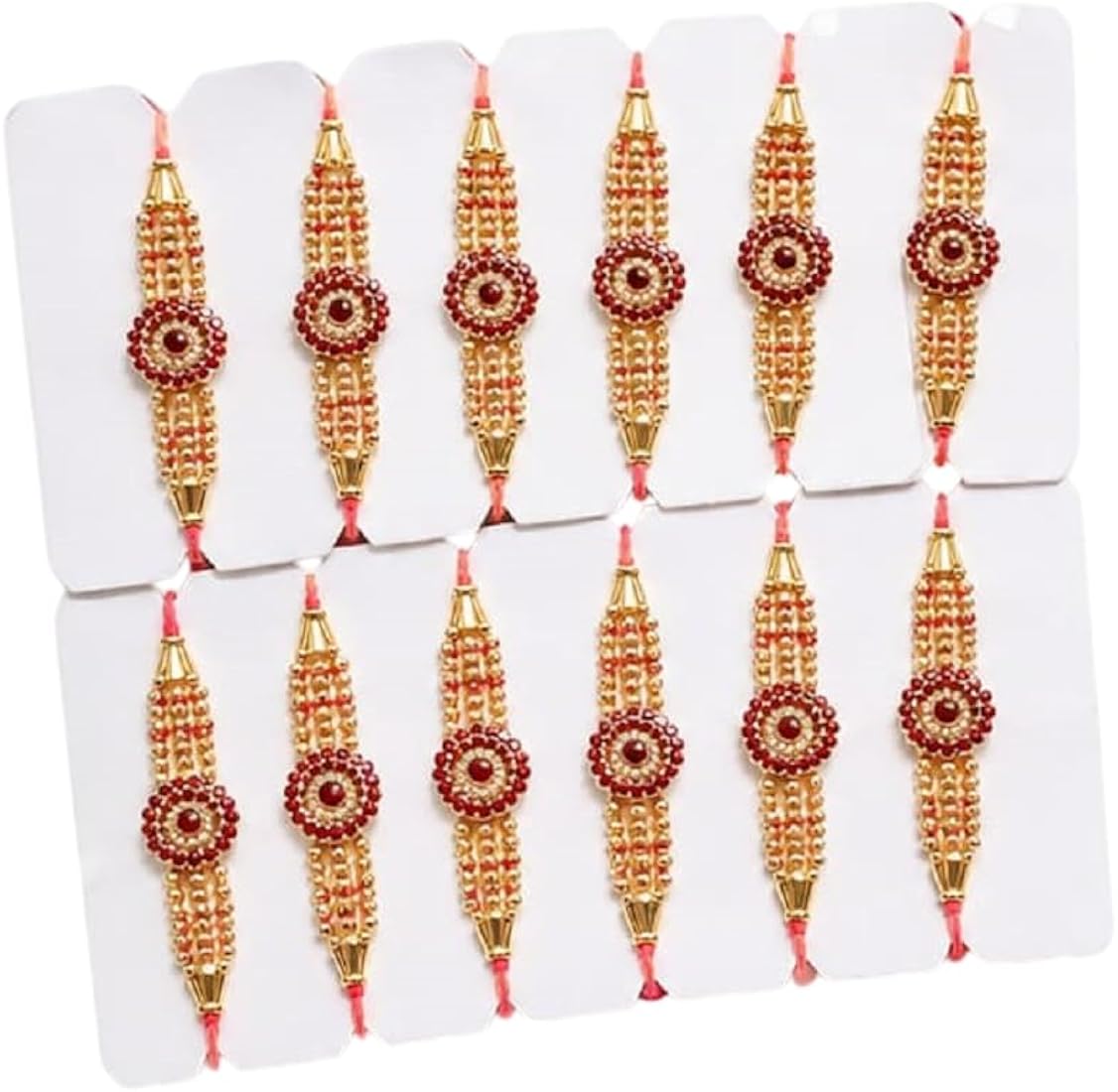 Rakhi Band Set (Raksha Sutra) - 12/Pk