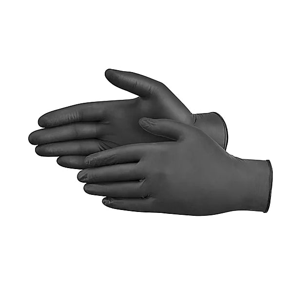 Gloves - Black - Nitrile - Medium