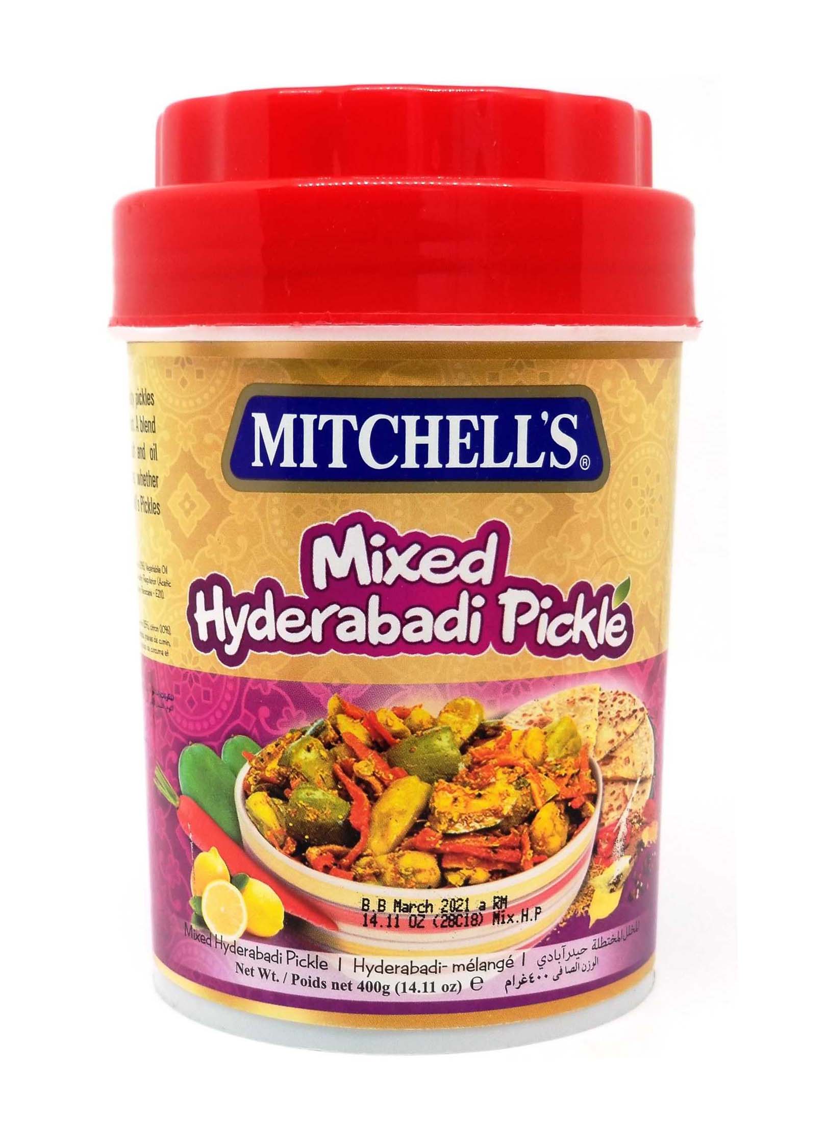 Mitchell's Mixed Pickle Hyderabadi 400g - A2Z Cash N Carry