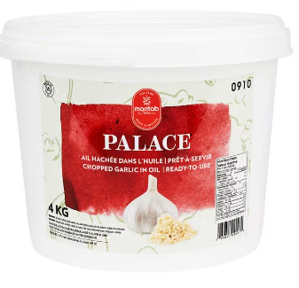 Palace - Chopped Garlic in Oil 4Kg - A2Z Cash N Carry