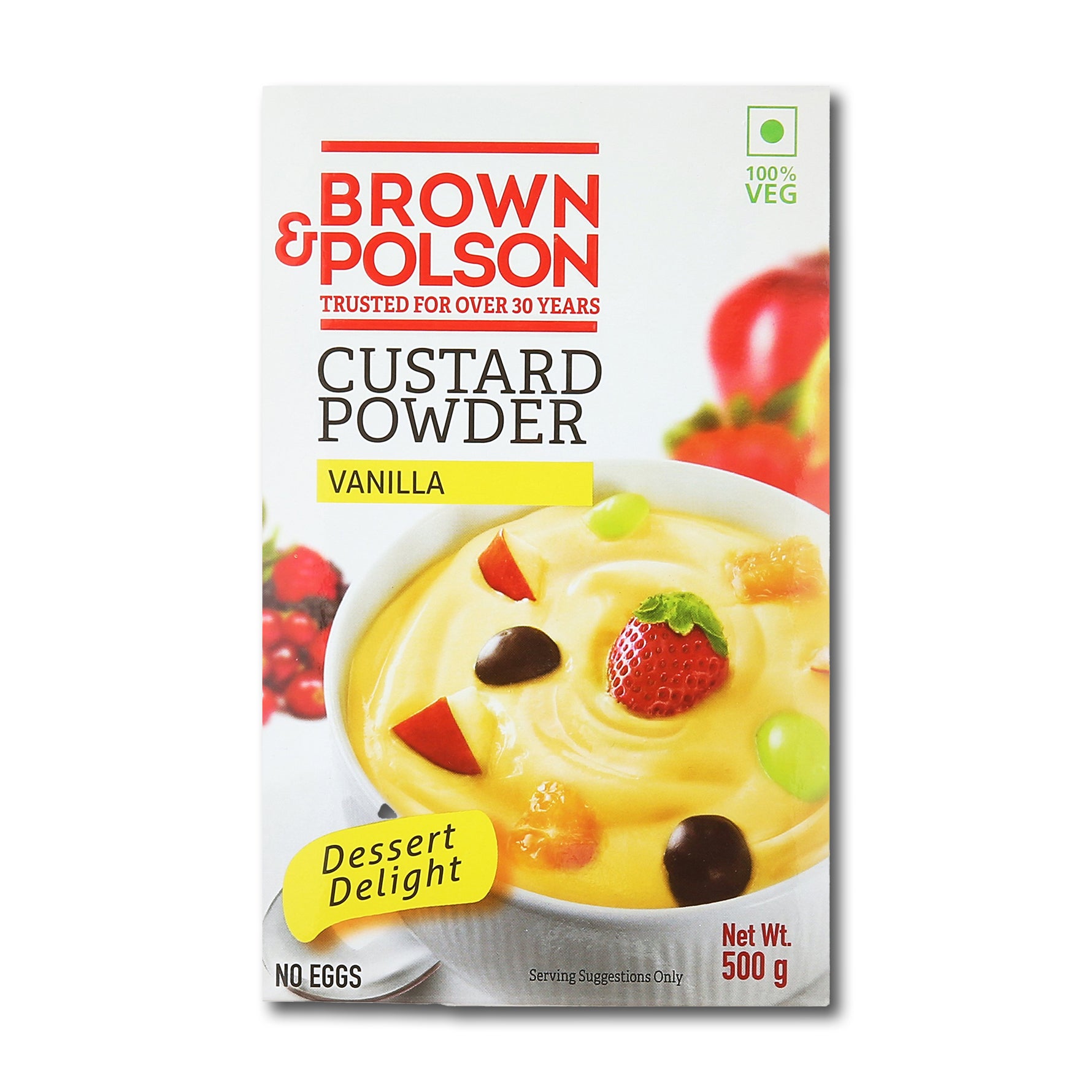 Brown & Polson - Custard Powder - Vanilla 500g - A2Z Cash N Carry