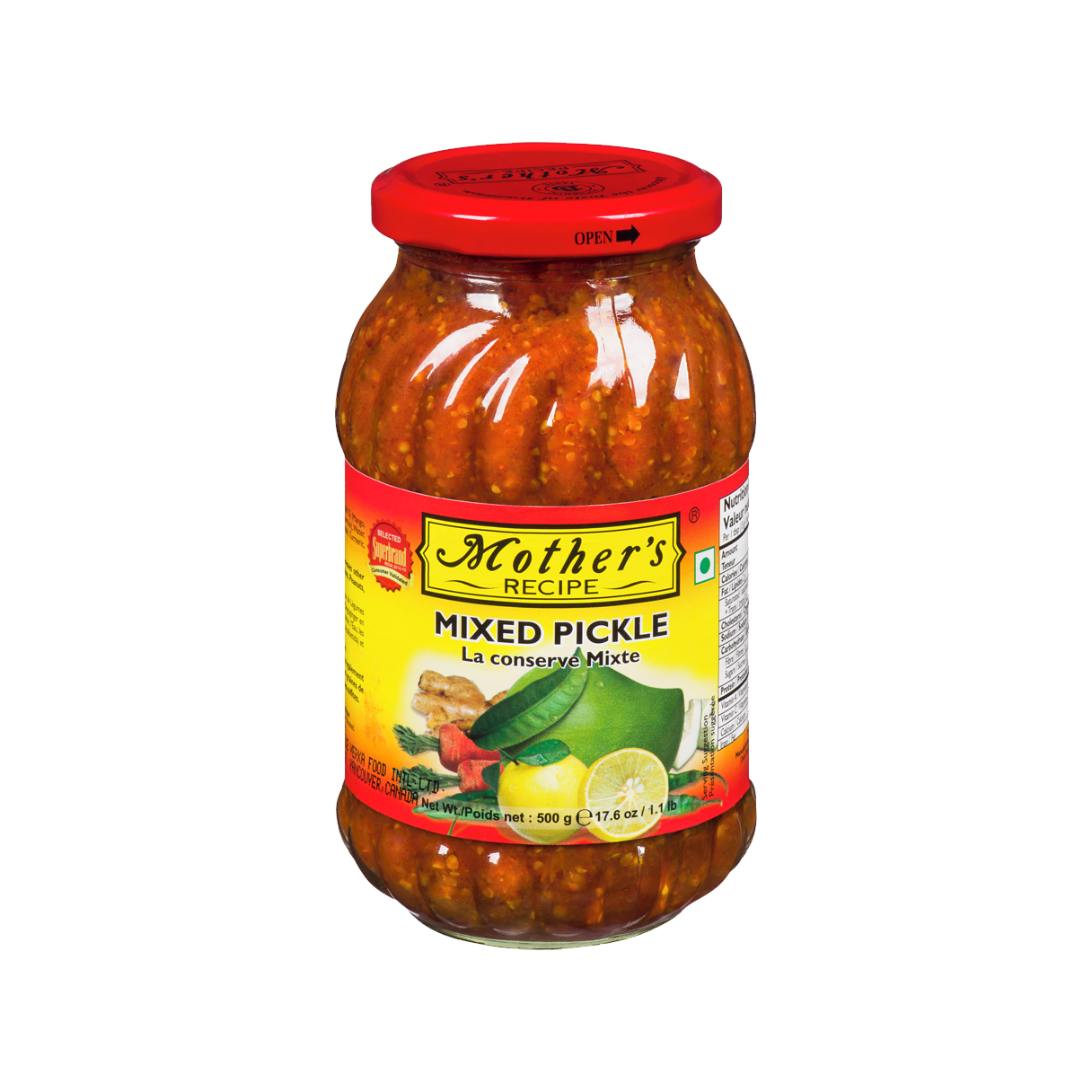 Mothers - Mixed Pickle - 500g