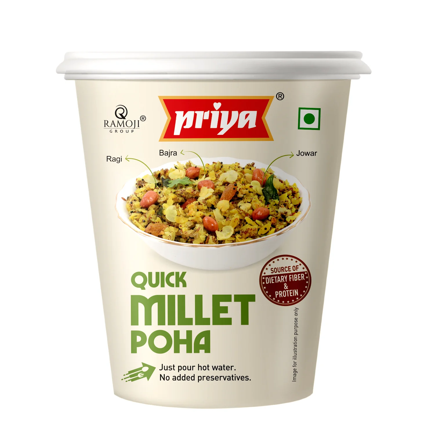 Priya Quick Millet Poha 80g - A2Z Cash N Carry