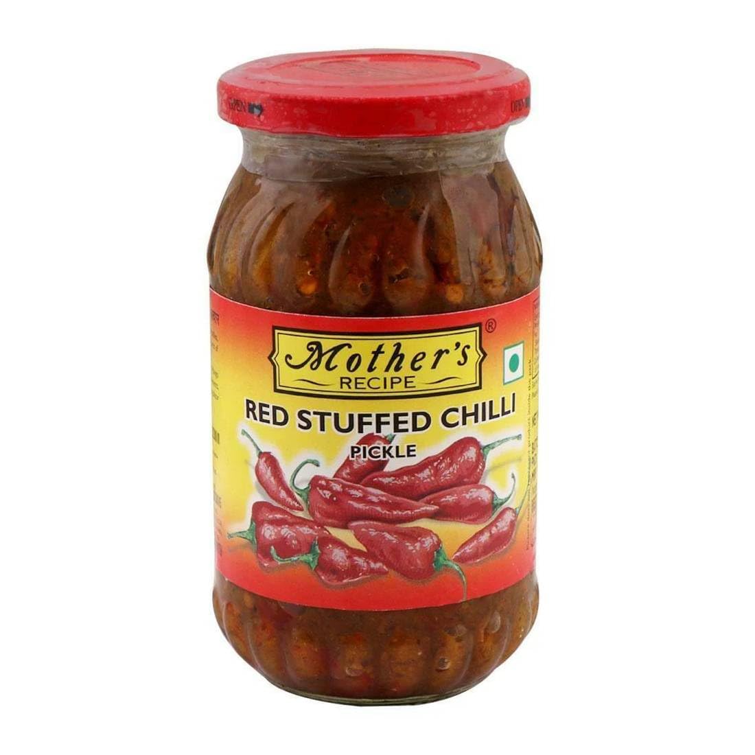 Mothers - Red Stuffed Chilli Pickle - 500g
