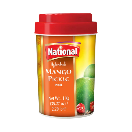 National - Hot Punjabi Mango Pickle - 1Kg