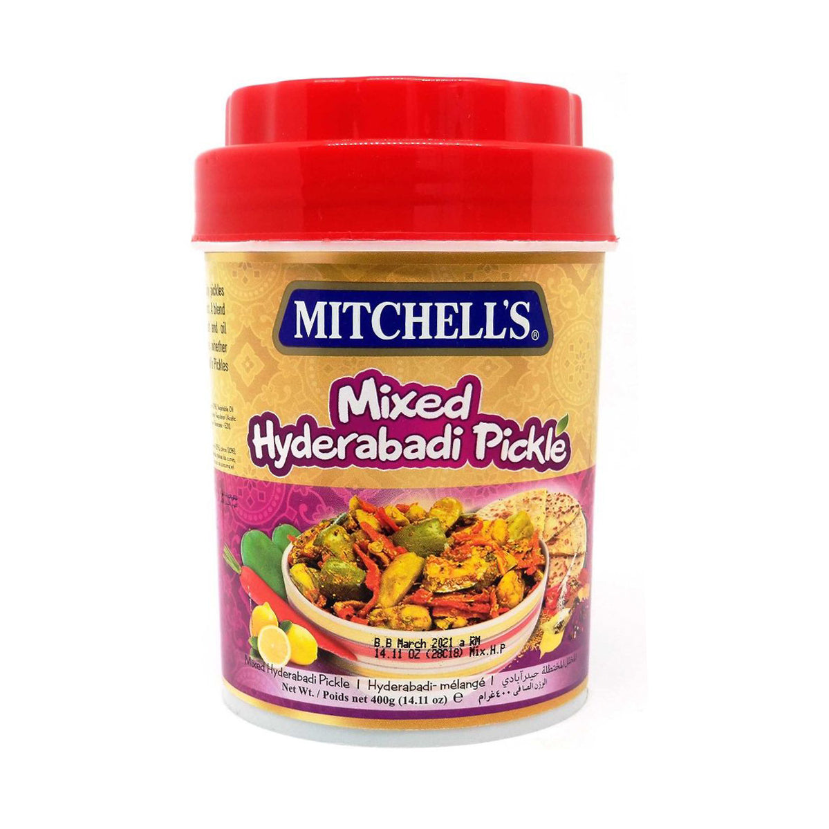 Mitchell's - Mixed Hyderabadi Pickle - 400g