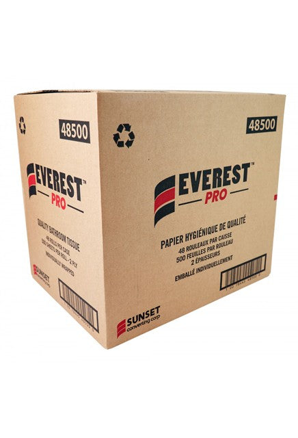 Everest 2 Ply Bathroom Tissue Roll - A2Z Cash N Carry (label detail)