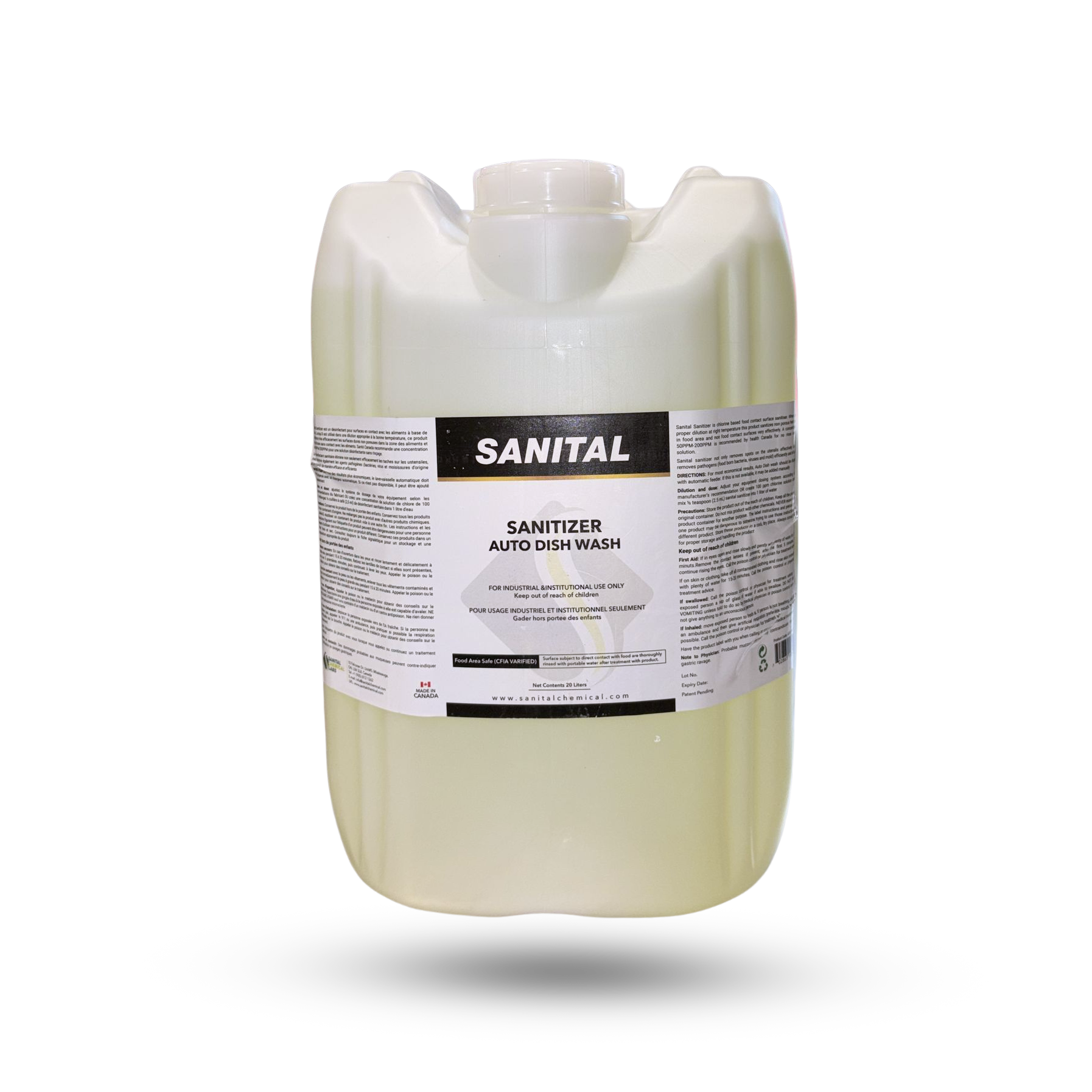 Sanital - Sanitizer Destainer - Pail