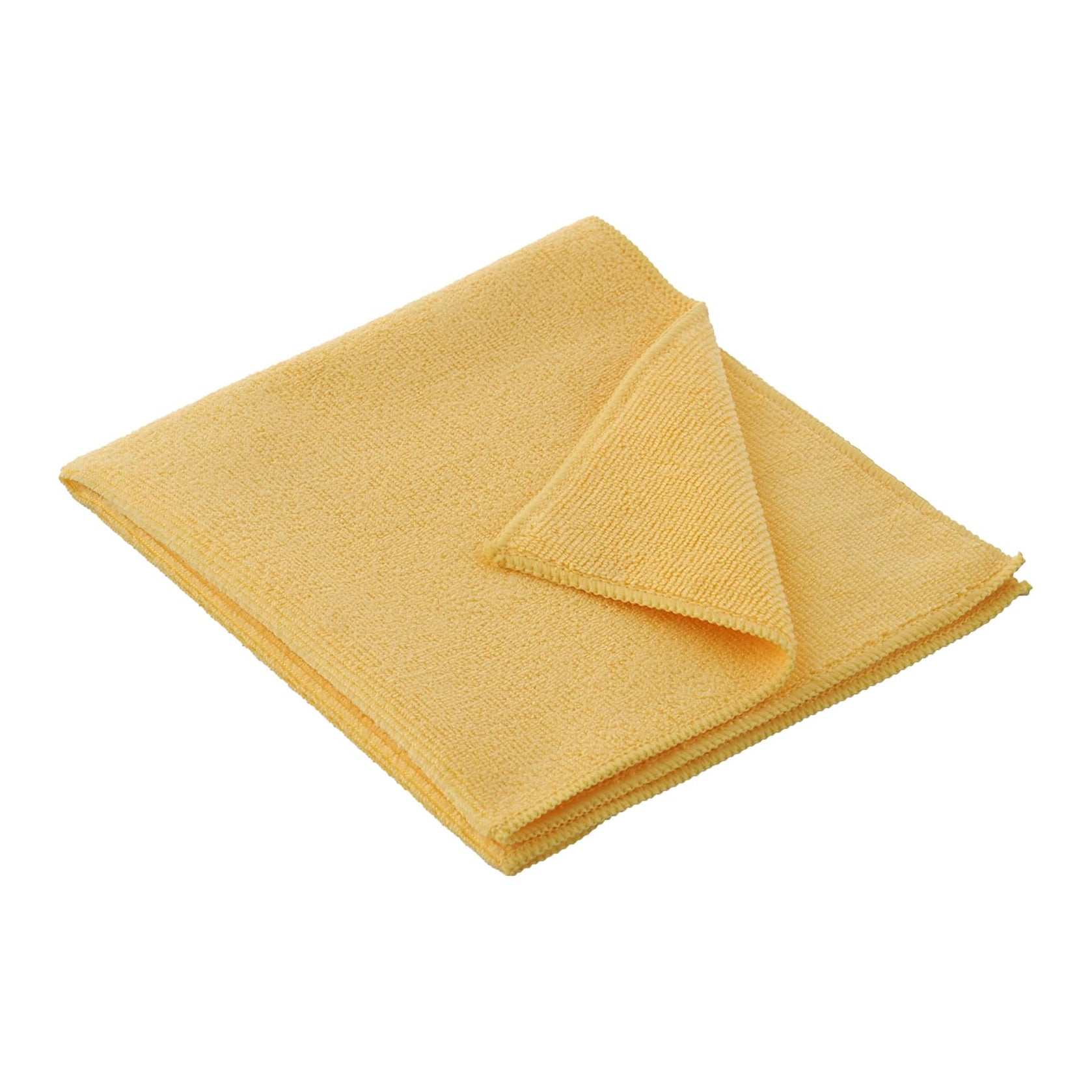 Microfiber Cloth 16X16 - Yellow - 8/Cs