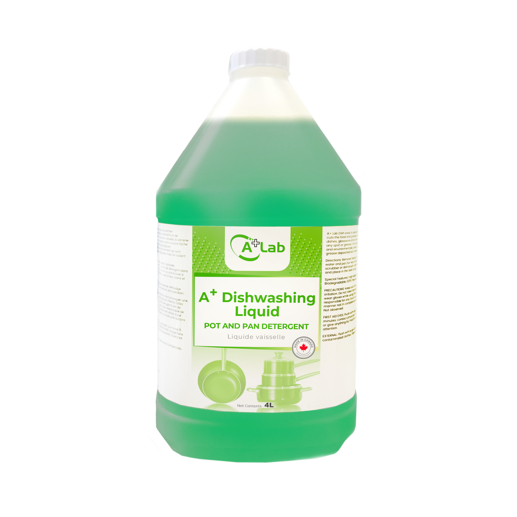 APlus - Dish Soap - Green Apple - 4L