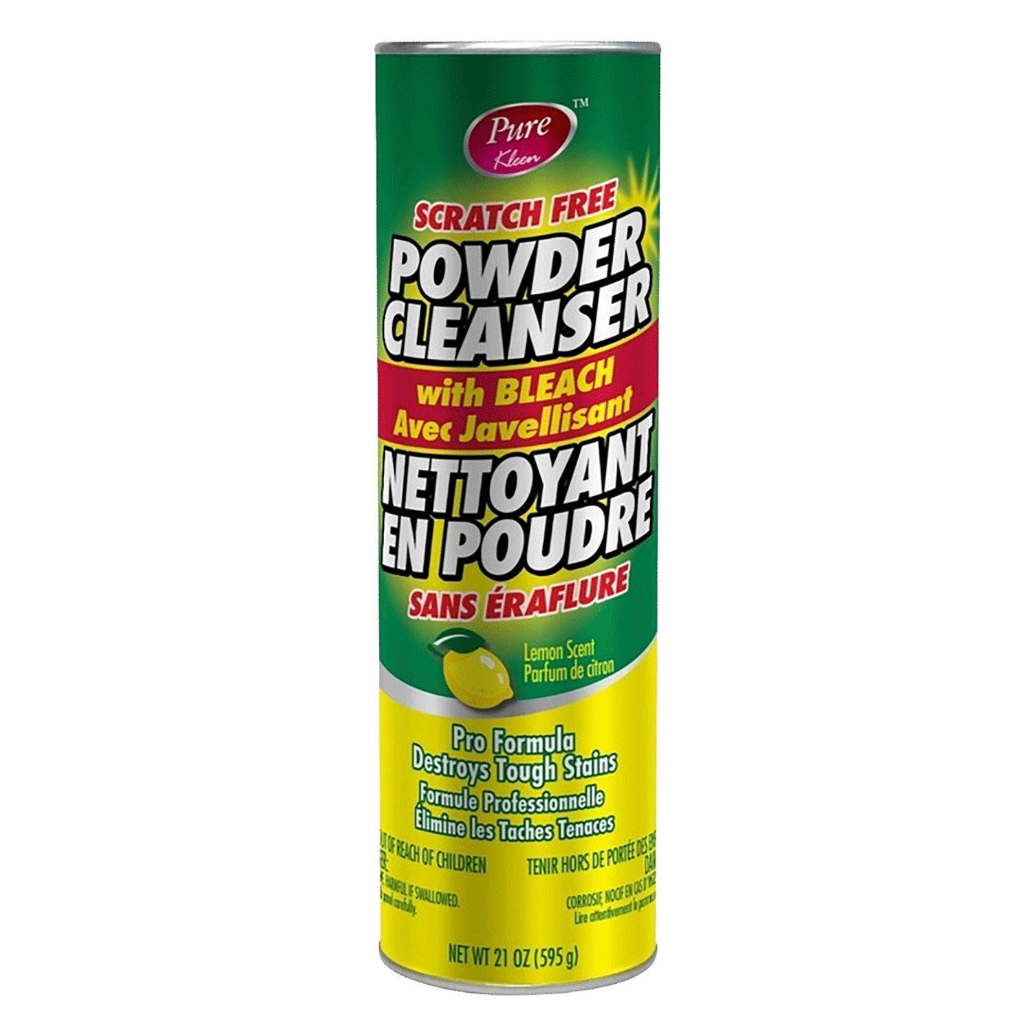 Pure Klean - Cleanser Powder W/ Bleach - Lemon