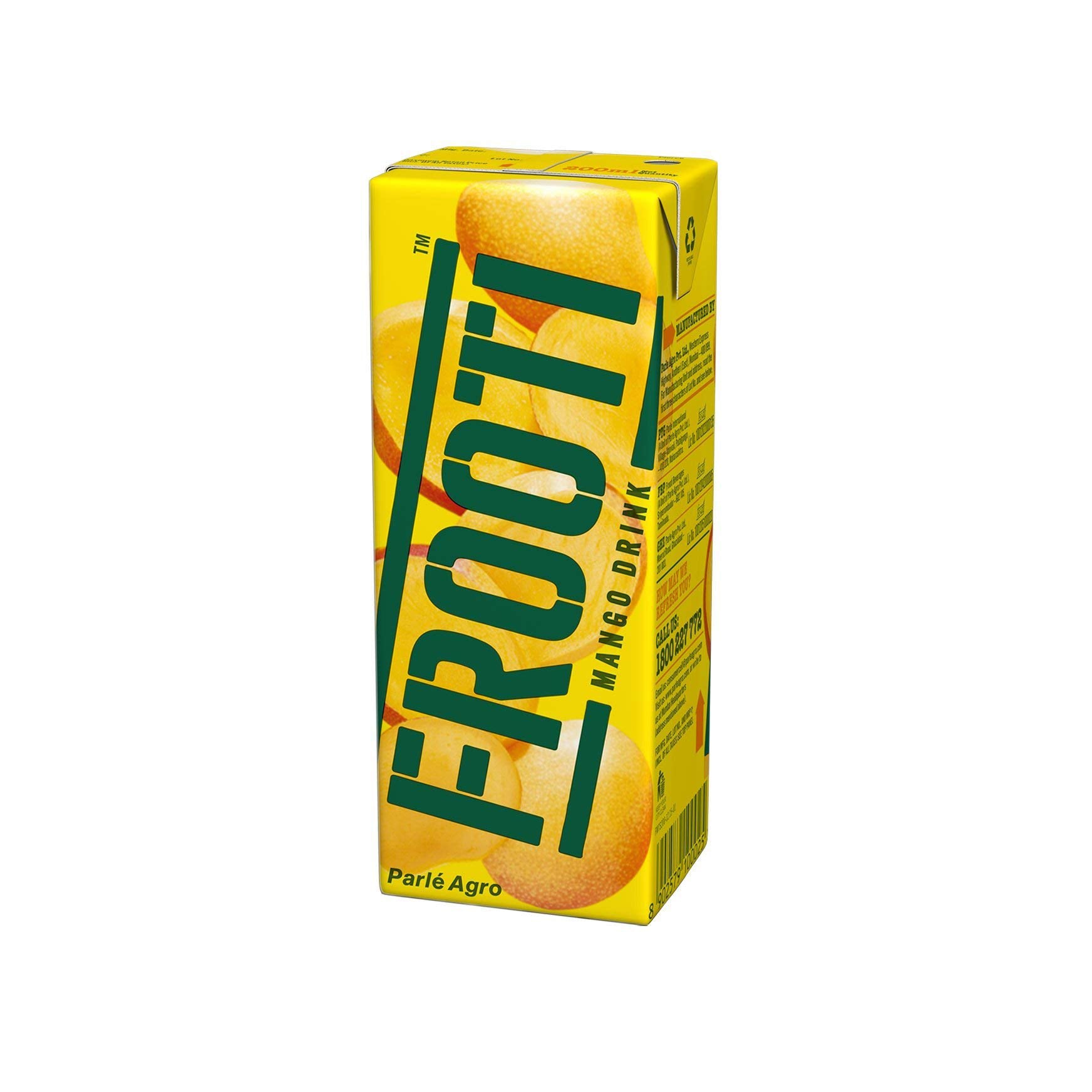 Frooti - Mango Drink - (Tetra Pack) 200ml