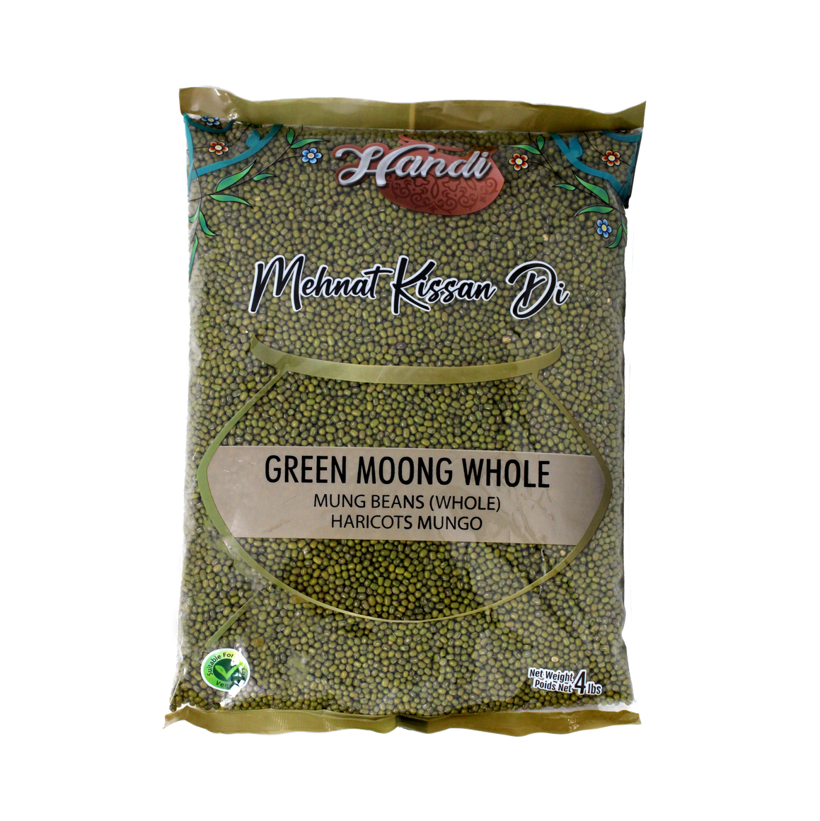 Handi - Moong Whole Green - 4lb