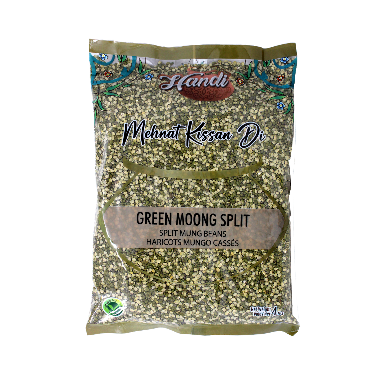 Handi - Moong Split Green - 4lb