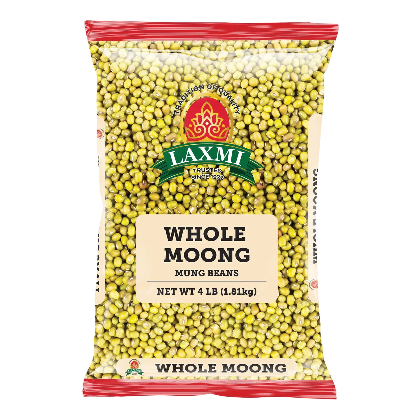 Laxmi - Moong Whole Bold - 4Lb