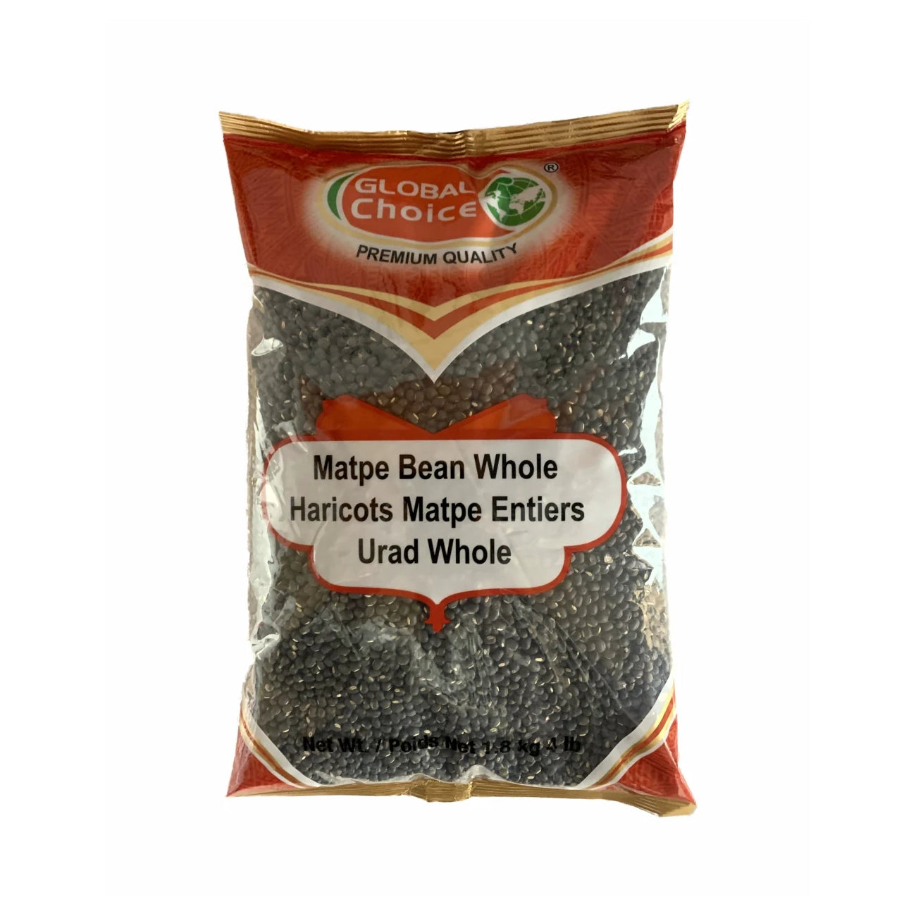 Global Choice - Urad Dal Whole - 4Lb